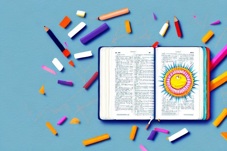 A bible with a bright
