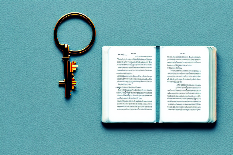 A book with a keyhole